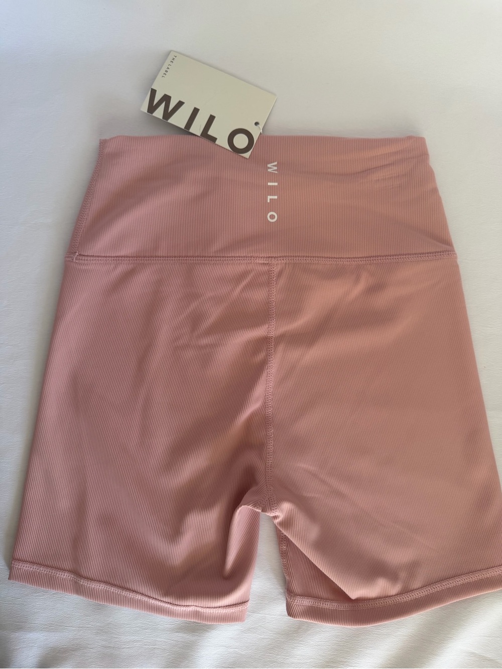 Wilo The Label Blush Women's “Probably at Pilates” Bow Sweatshirt & Spandex Set - Picture 3 of 6
